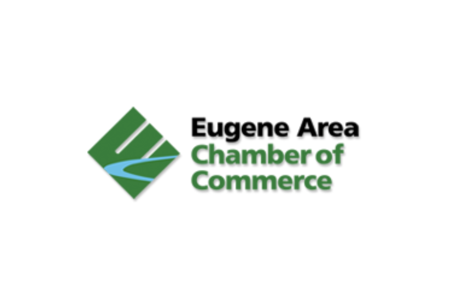 Eugene Area Chamber of Commerce logo.